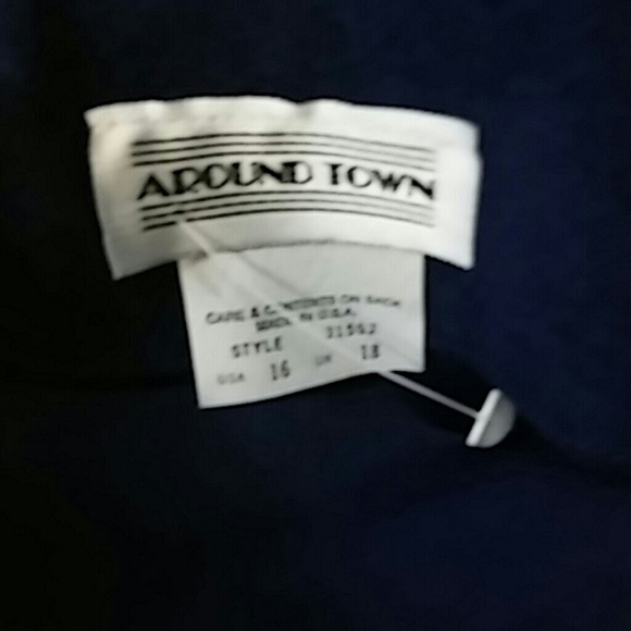 Around Town Dress Suit Jacket & Shirt Size 16 NWT - Picture 8 of 8